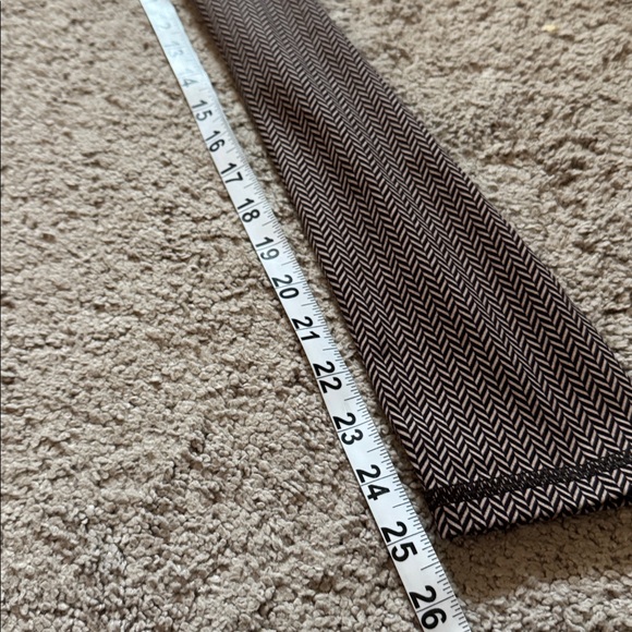 FLEO small chevron leggings brown tan women’s workout athletic gym running - Picture 5 of 8